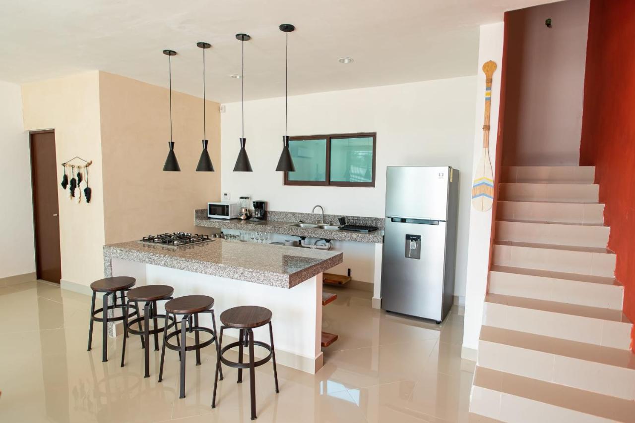 97982 New Modern Villa, Private Pool, High Internet Speed, 2 Blocks From The Beach Pueblo Chicxulub Exterior foto