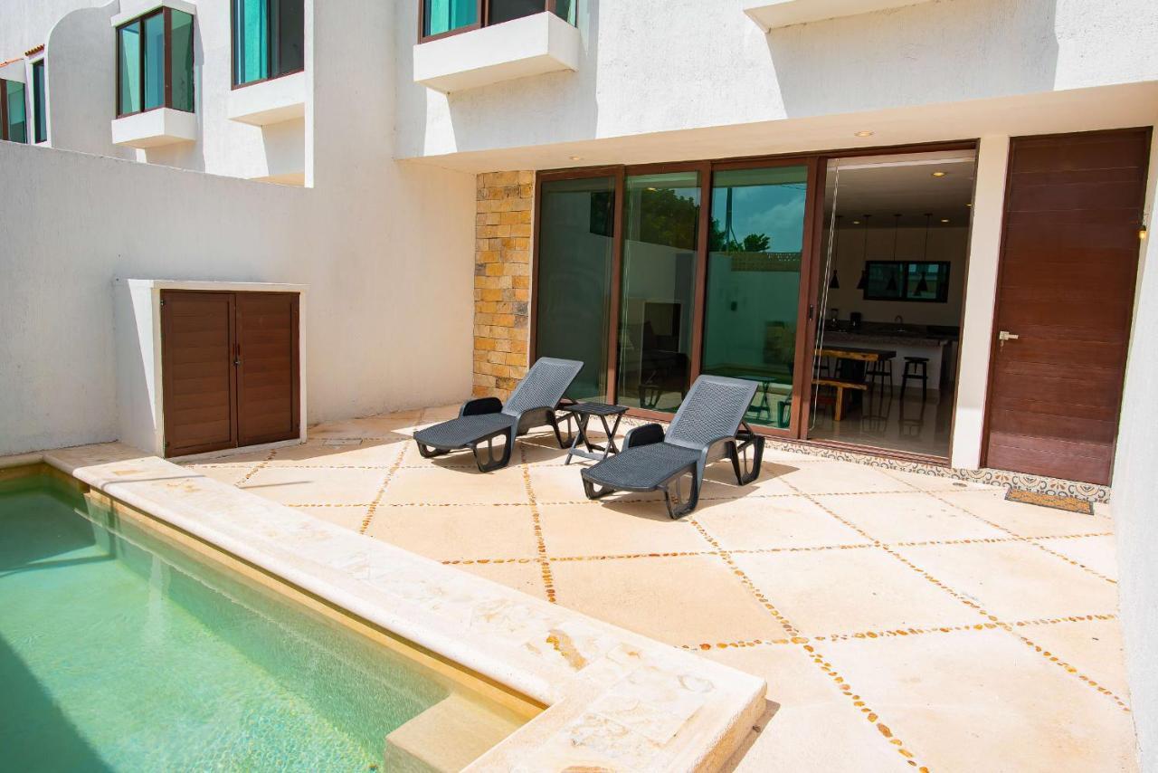 97982 New Modern Villa, Private Pool, High Internet Speed, 2 Blocks From The Beach Pueblo Chicxulub Exterior foto